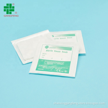 Hospital 4 x 4 cotton sterile gauze swabs